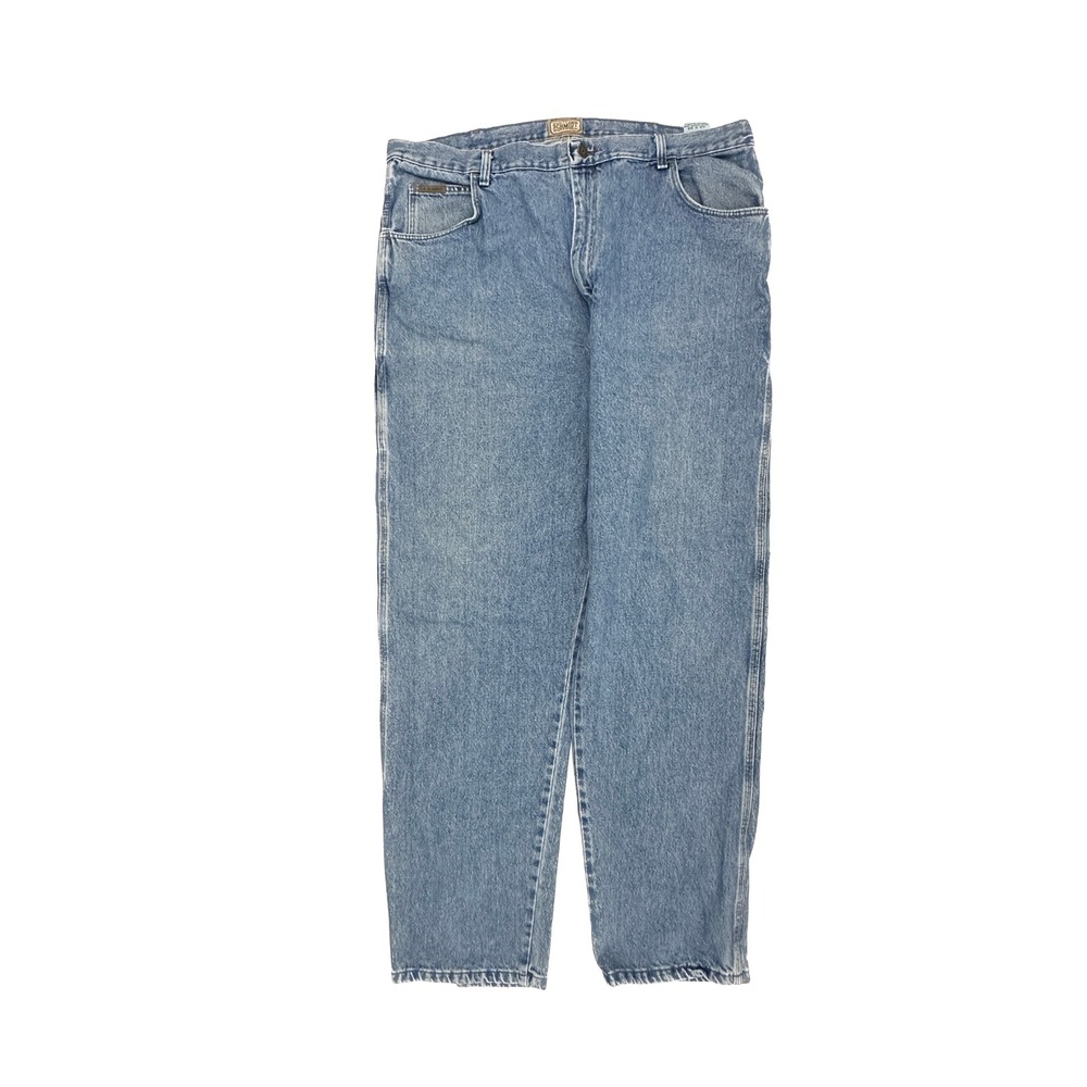 C.E. Schmidt Carpenter Jeans Mens 42x34 Blue Medium Wash Workwear Denim